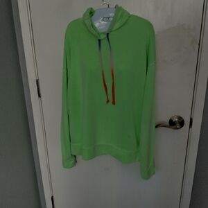 SUNDRY Lime large hoodie sweater